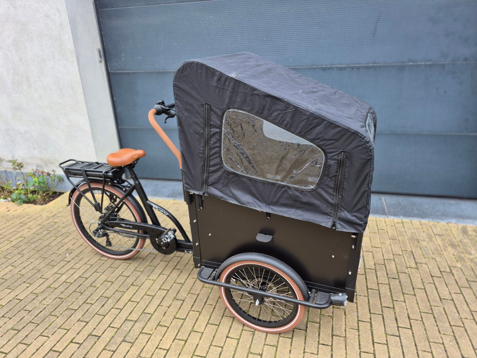 elektrische bakfiets Troy, Fietsen en Brommers, Zo goed als nieuw, 2 kinderen, Elektrisch, Ophalen