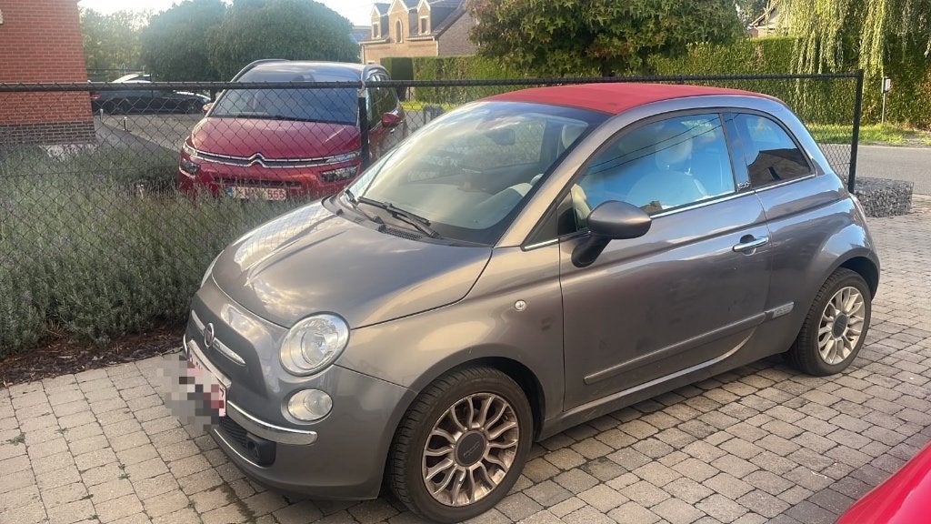 Fiat 500 9.0 twin turbo, Autos, Argent ou Gris, Achat, Cabriolet, Boîte manuelle