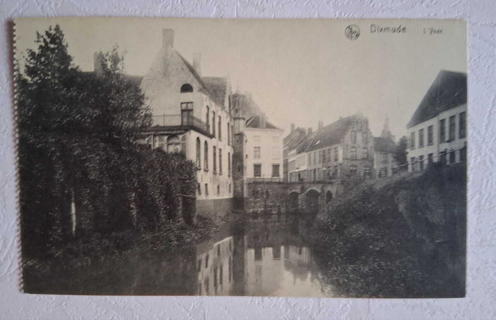 vintage Postkaart De Ijzer te Diksmuide, Ophalen of Verzenden