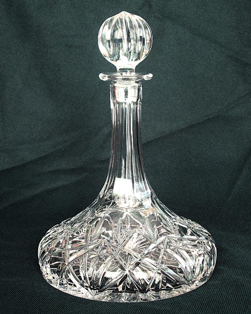 Grande carafe à vin en cristal de plomb solide., Enlèvement ou Envoi