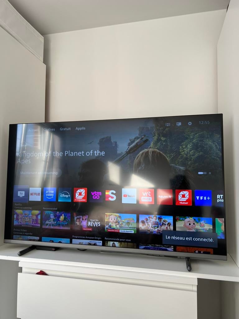 Tv philips 50 pouces, Ophalen, Zo goed als nieuw, Philips