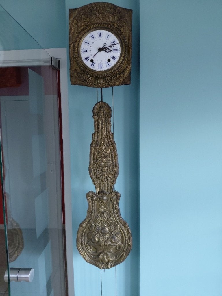 horloge comtoise française ancienne, Antiquités & Art, Enlèvement