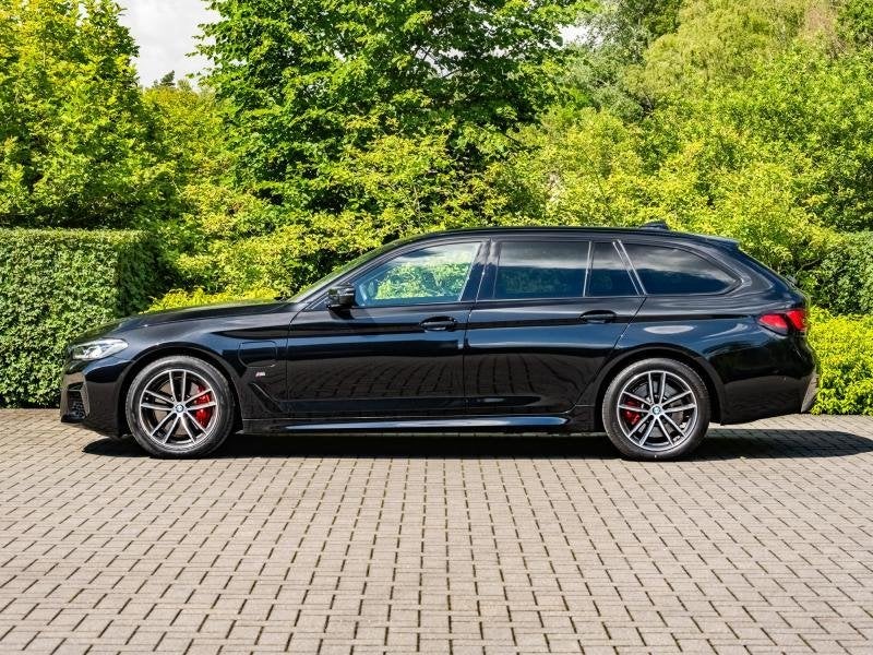 BMW 5-Serie Touring, Auto's, BMW, Automaat, 216 kW, Zwart, Bedrijf
