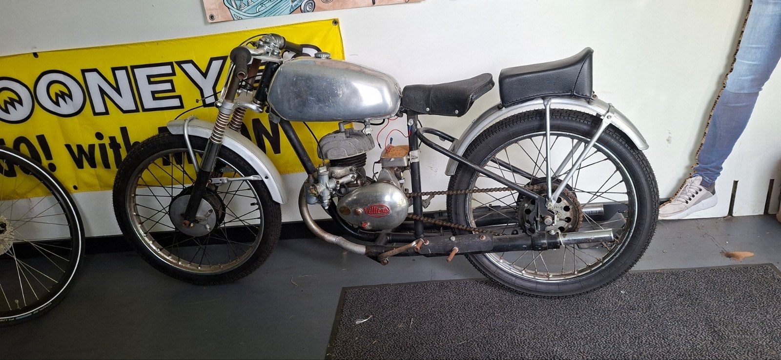 Hulsmann Villiers classic racer project, Motoren, 125 cc, 11 kW of minder, Handgeschakeld, 1 cilinder