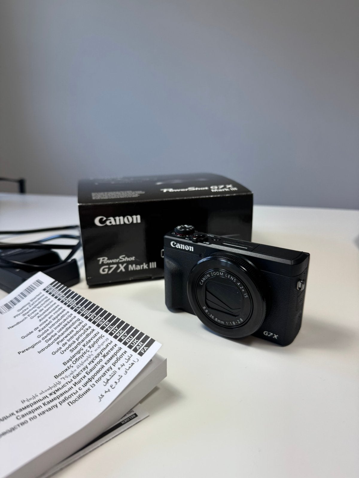 Canon G7X Mark 3, TV, Hi-fi & Vidéo, Appareils photo numériques, Enlèvement ou Envoi, Comme neuf, Carte mémoire, Canon