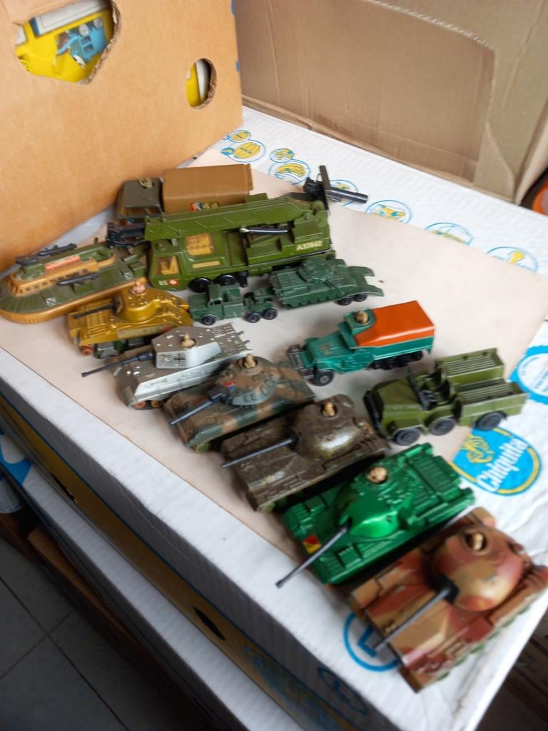 Matchbox leger, Ophalen