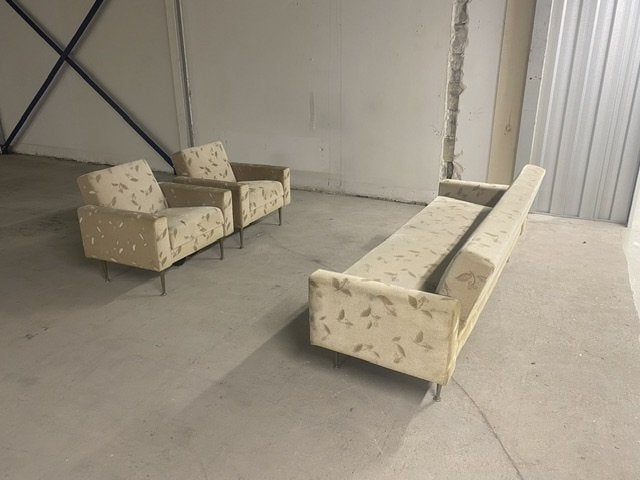 Vintage artifort slaapbank en bijpassende fauteuils, Ophalen, Gebruikt, Stof, Vintage, tijdloos