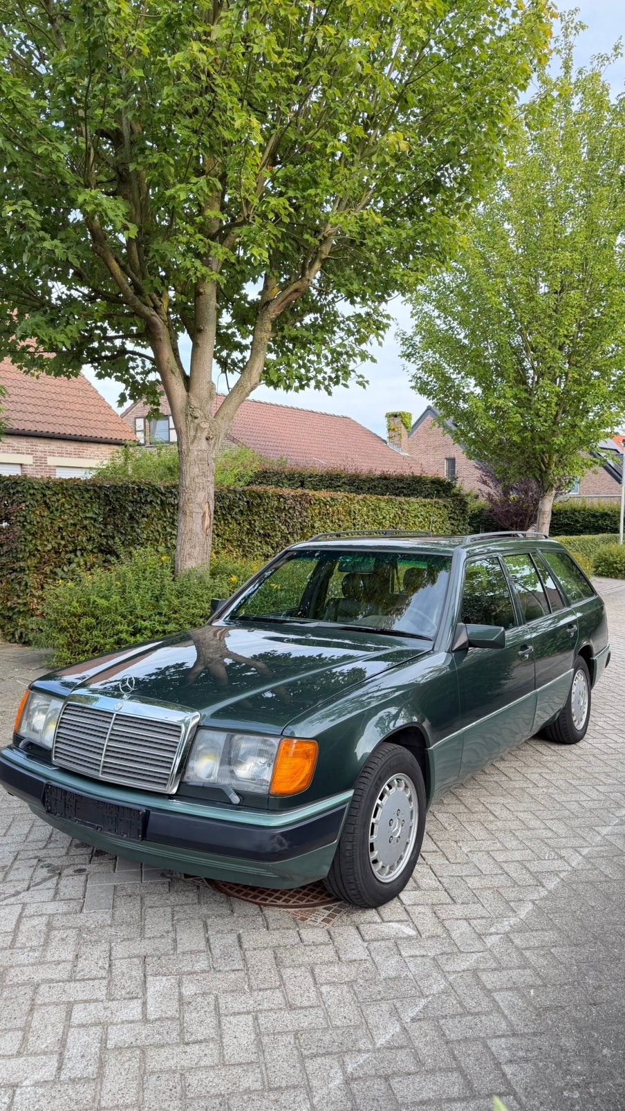 Mercedes 300TE W124 S124 4matic 7zit 69.000km, Auto's, Zwart, Leder, Particulier, Cruise Control