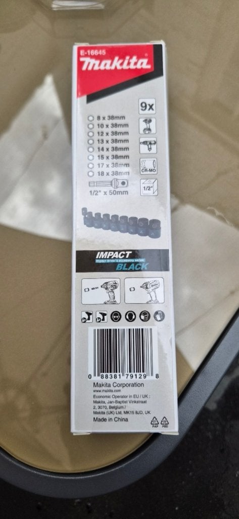 Makita Impact Doppenset, Auto diversen, Autogereedschap, Ophalen of Verzenden, Nieuw