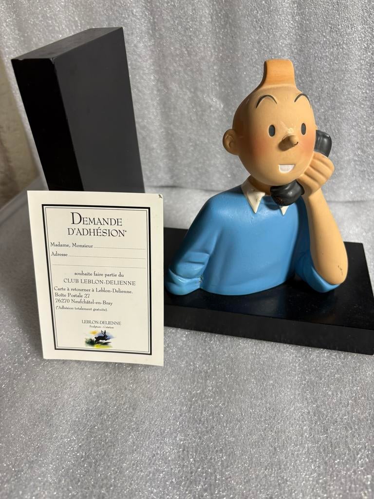 Tintin Leblond Delienne moulinsart, Collections, Personnages de BD, Enlèvement ou Envoi, Tintin, Utilisé