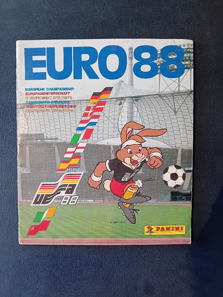 panini stickerboek EURO 88, Verzamelen, Ophalen of Verzenden, Zo goed als nieuw, Sport