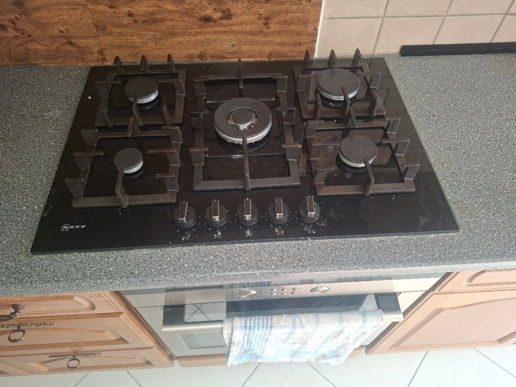 Plaque de cuisson, Electroménager, Gaz, Enlèvement, Utilisé, À Poser