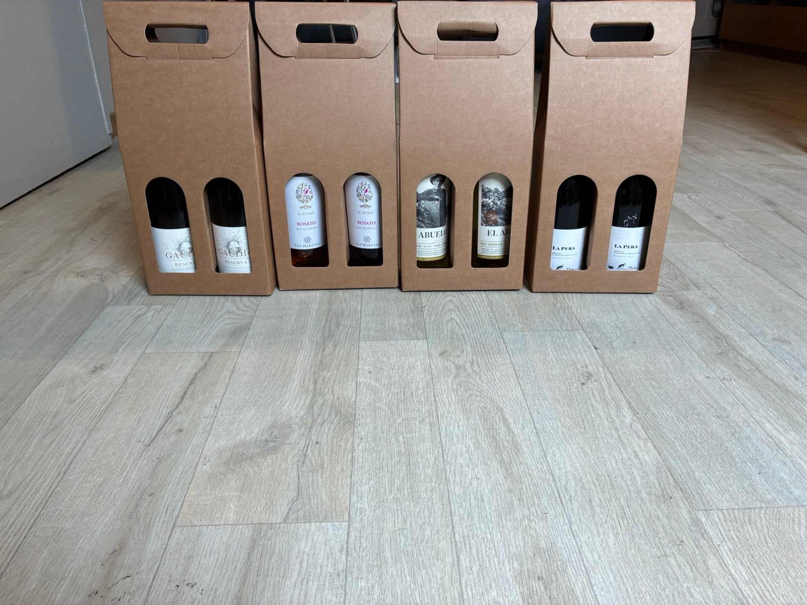 6 witte en 2 roze in kadoverpakking, Collections, Vins, Enlèvement, Neuf, France, Vin blanc