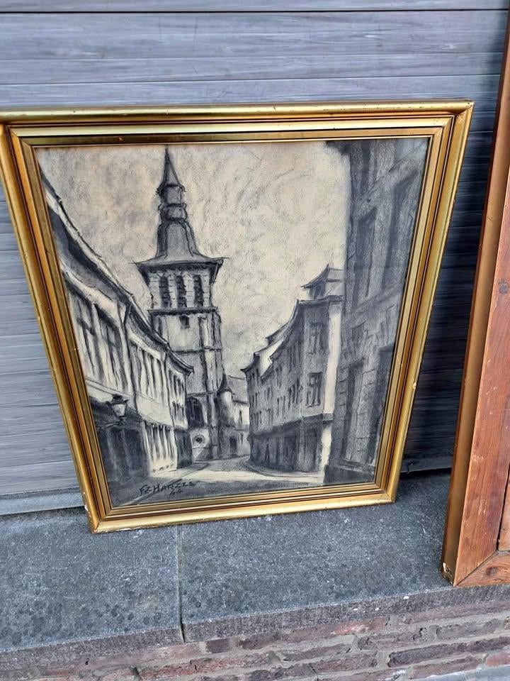 Fusain ruelle signe frz harzee, Enlèvement ou Envoi