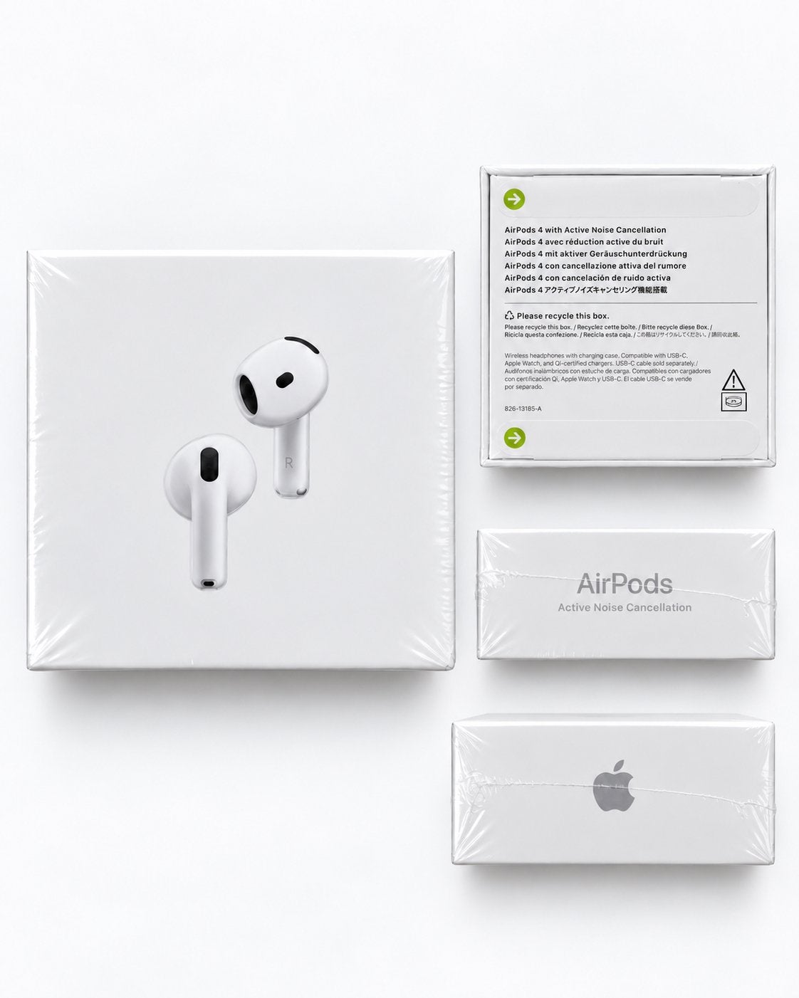 Apple AirPods 4 ANC | Neufs et scellés, Neuf, Réduction active du bruit, Apple, Blanc