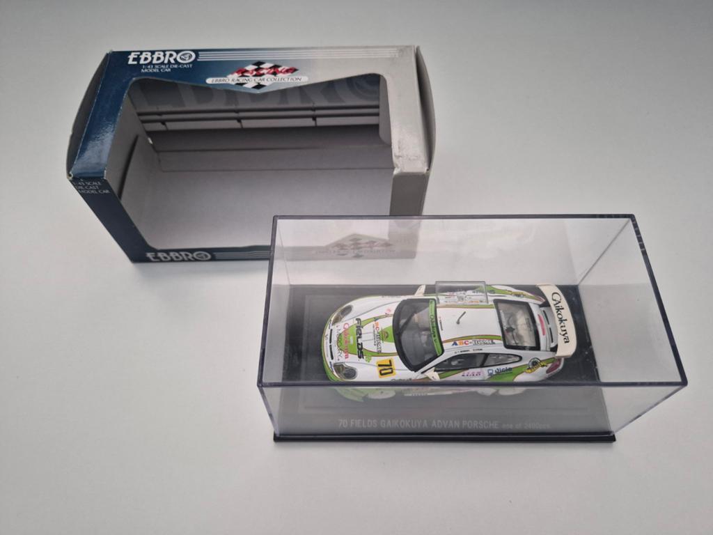 EBBRO 1/43 Porsche 911 GT3R JGTC 183, Ophalen of Verzenden, Zo goed als nieuw, Auto, Overige merken