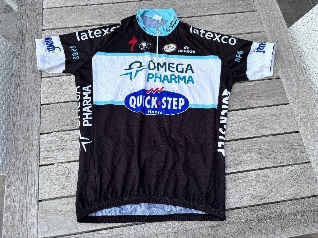 Omega Pharma Quick-Step trui XL, Fietsen en Brommers, Gebruikt, Heren, Ophalen of Verzenden, Vermarc