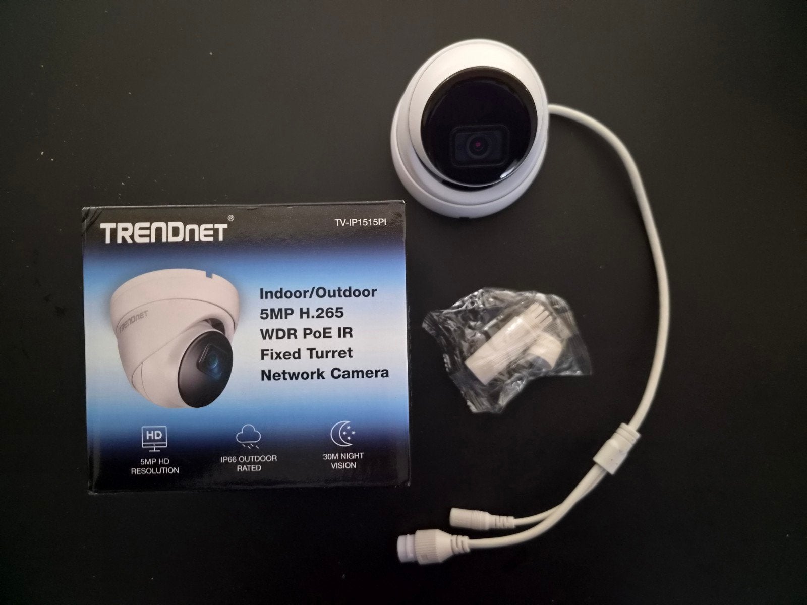 Camera de sécurité TrendNET neuve 5Mp, Audio, Tv en Foto, Ophalen of Verzenden, Nieuw