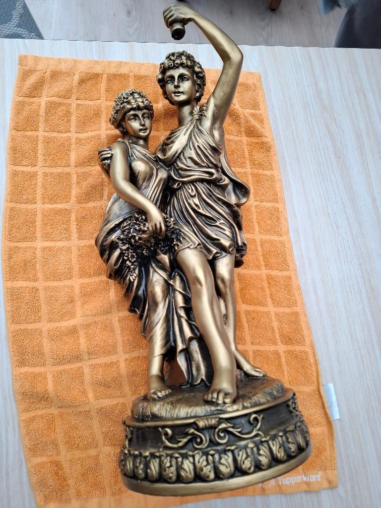 bronskleurig beeld van athena en apollo, Enlèvement ou Envoi, Utilisé