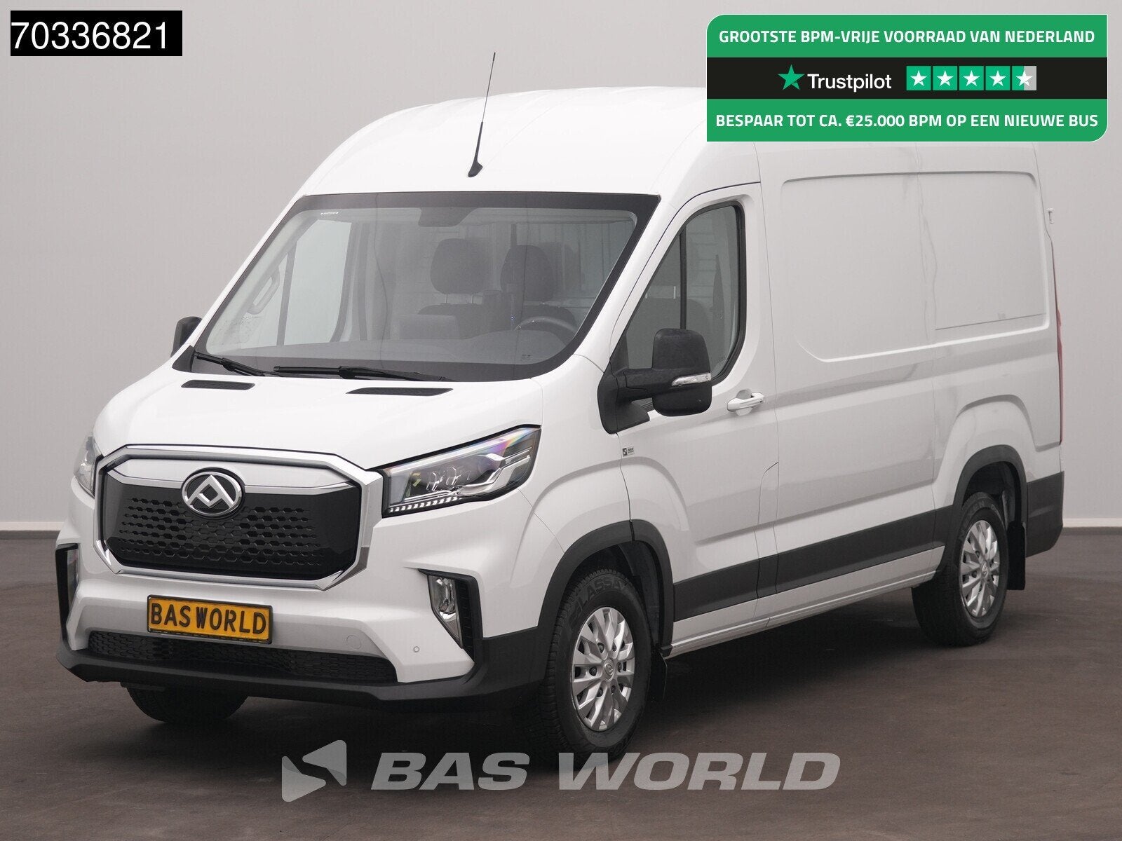 Maxus eDevlier 9 Elektrisch! Emissievrij 204PK Snelladen L3H, Autos, Volant multifonction, Achat, Entreprise, 3 places
