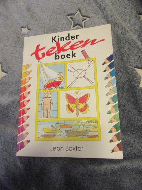 Kindertekenboek - Tekenboek Kind - Leon Baxter - nieuw, Enlèvement ou Envoi, Neuf, Garçon ou Fille, Non-fiction