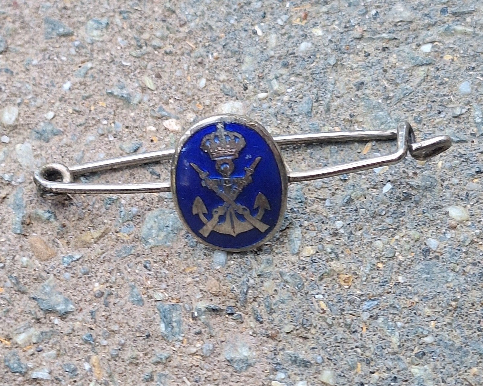 Broche de Marine, Enlèvement, Marine