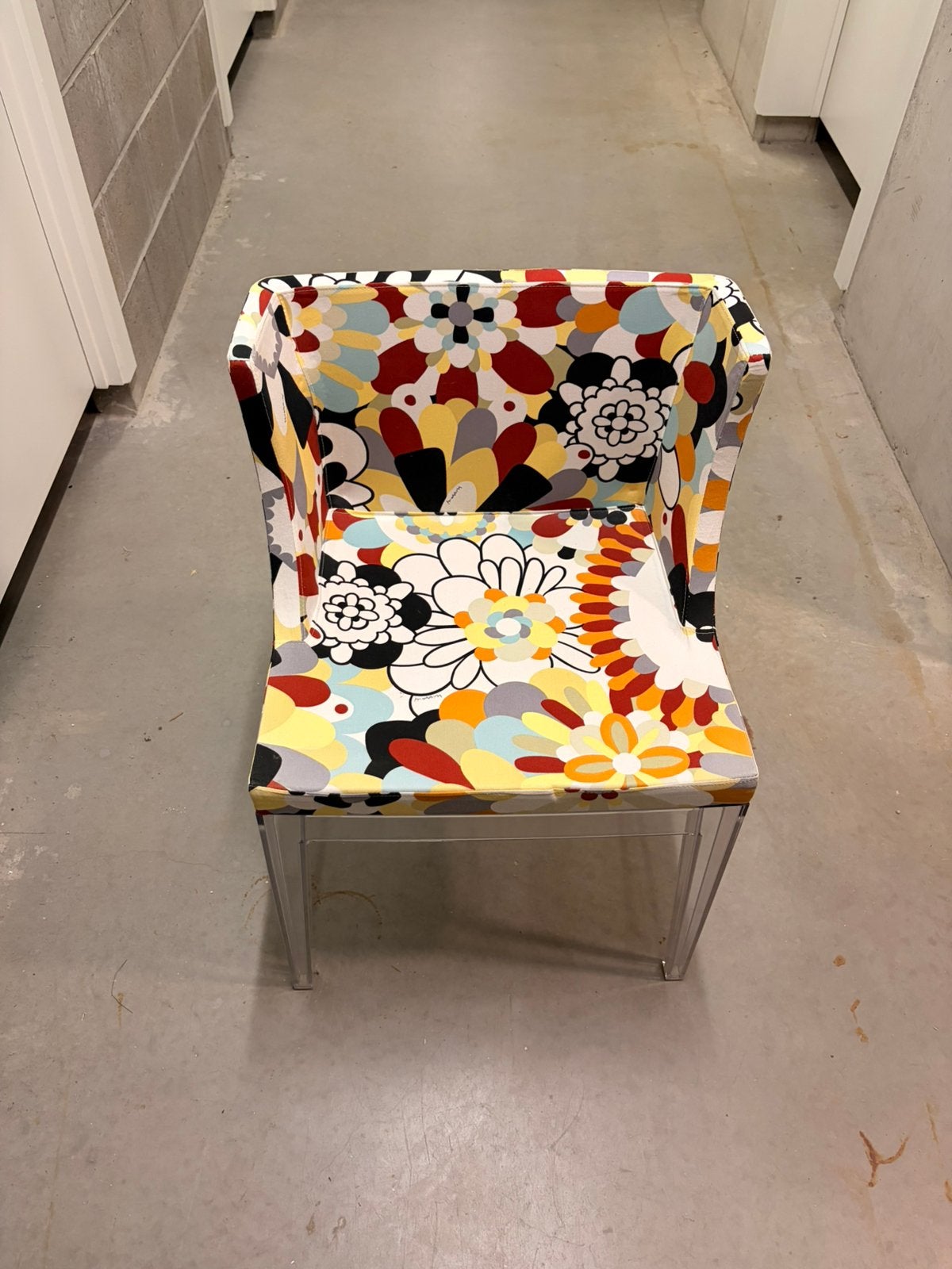 Kartell Mademoiselle stoel – Philippe Starck x Missoni, Antiek en Kunst, Ophalen, Stoel, Geel