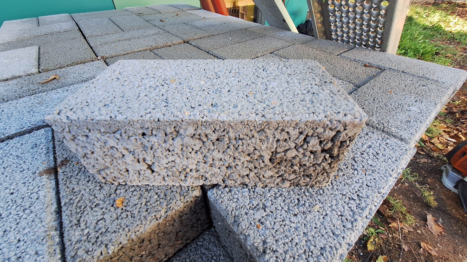30m2 Marlux waterdoorlatende klinkers, Jardin & Terrasse, Enlèvement, Comme neuf, Briques