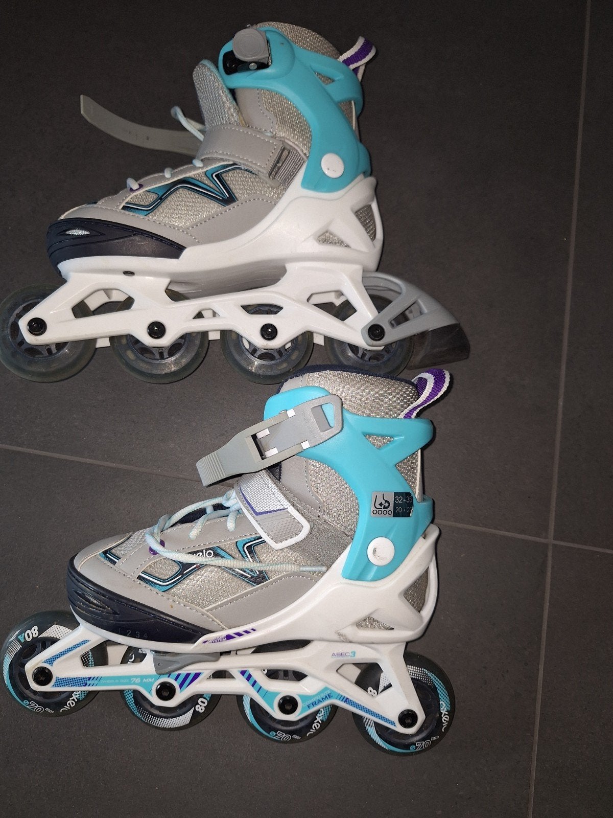 Skeelers maat 32 tot 35, Sport en Fitness, Verstelbaar, Kinderen, Zo goed als nieuw, Inline skates 4 wielen