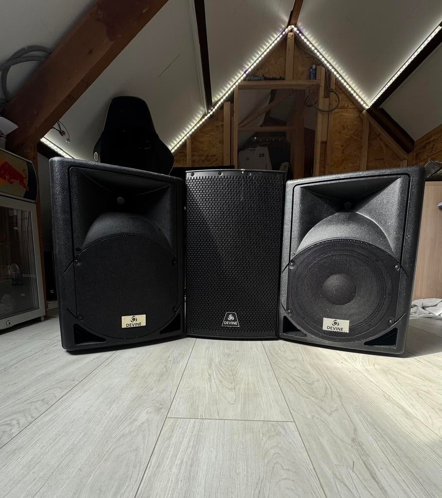 Actieve speakers + subwoofer, Muziek en Instrumenten, Ophalen, Zo goed als nieuw, 1000 watt of meer, P.A.
