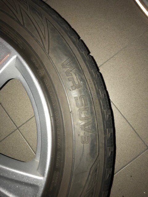 Winterbanden Volvo XC90, Auto-onderdelen, Banden en Velgen, Ophalen, 18 inch, Gebruikt, Banden en Velgen