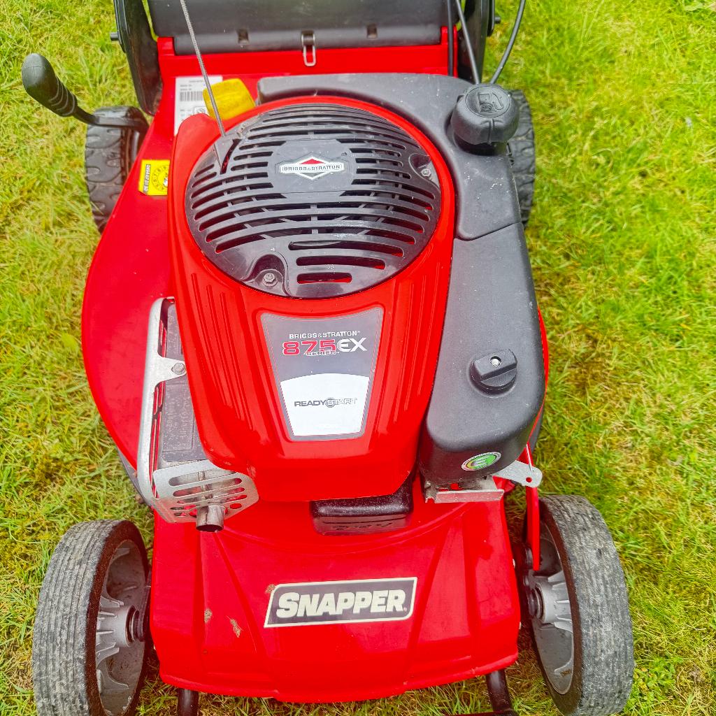 grasmaaier  snapper  zelftrekker aluminium chassis, Tuin en Terras, Cirkelmaaier, Opvangbak, Ophalen of Verzenden, Zo goed als nieuw