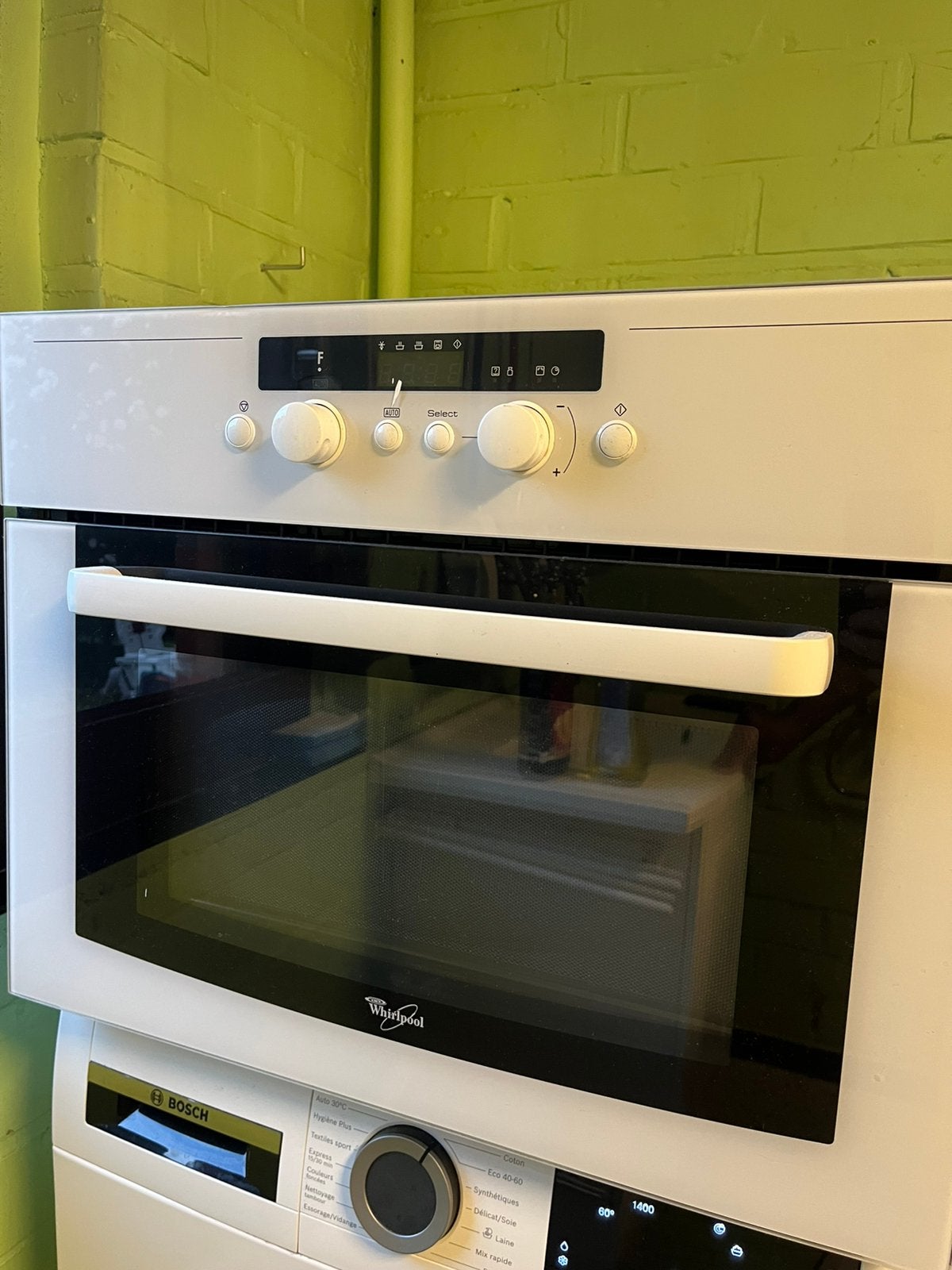 Whirlpool combi oven-microgolf+grill, Ophalen, Zo goed als nieuw, Whirlpool, Oven