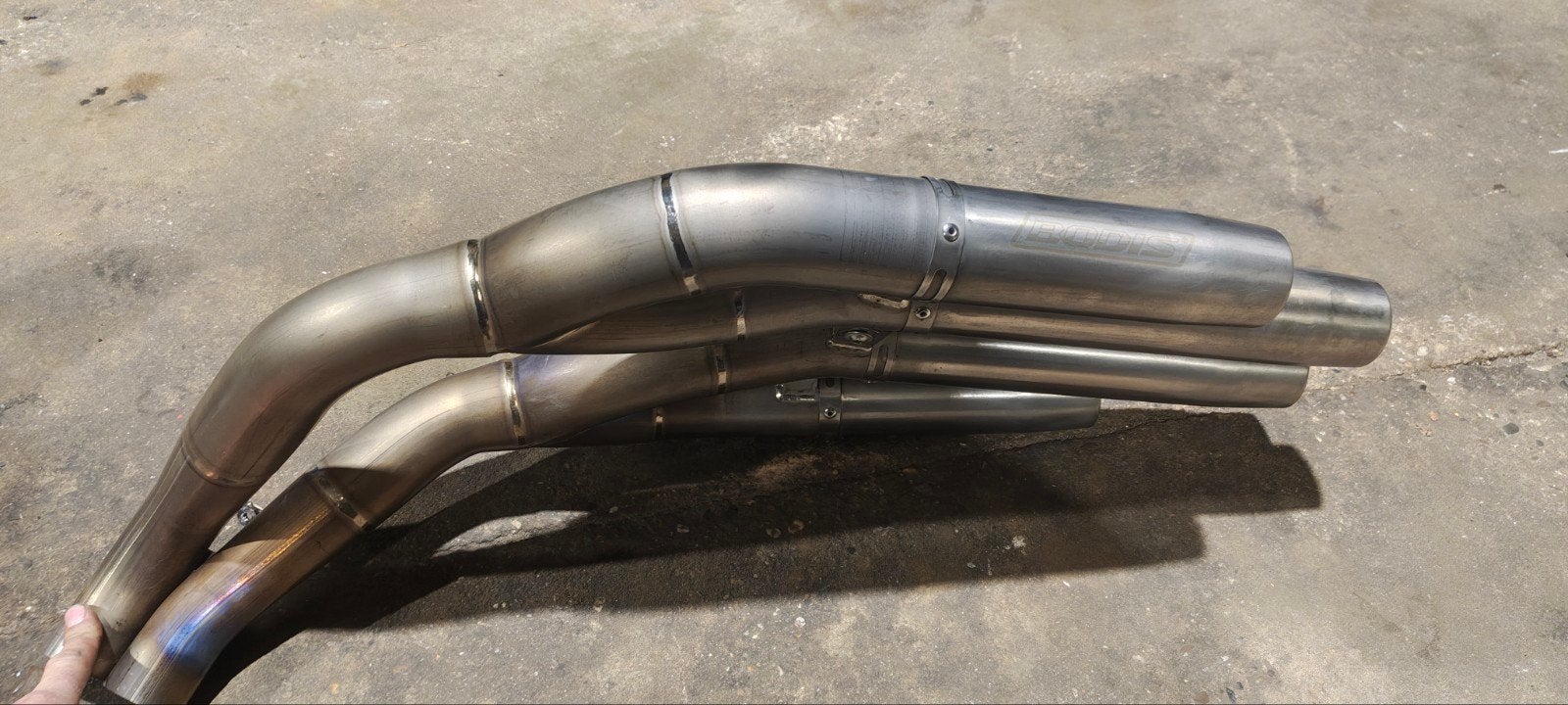 Mv Agusta f4 RACE titanium uitlaat, Motoren, Ophalen