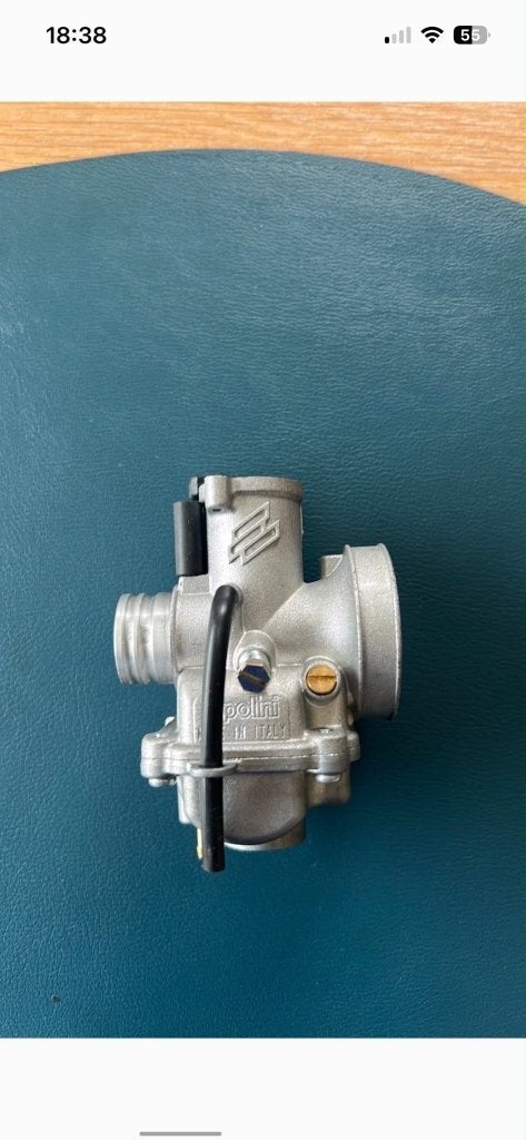 Carburateur 17,5mm Polini + powerfilter NIEUW, Enlèvement, Neuf, Carburateur, Piaggio