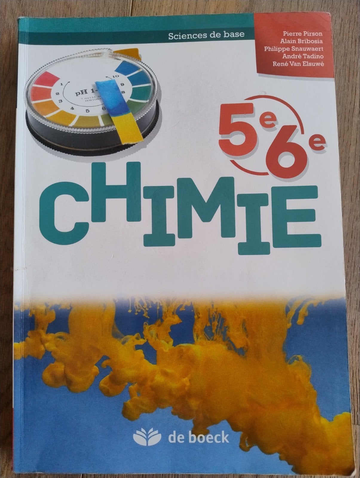 Chimie 5/6 sciences de base, Livres, Deboek wesmael, Enlèvement, Secondaire, Chimie
