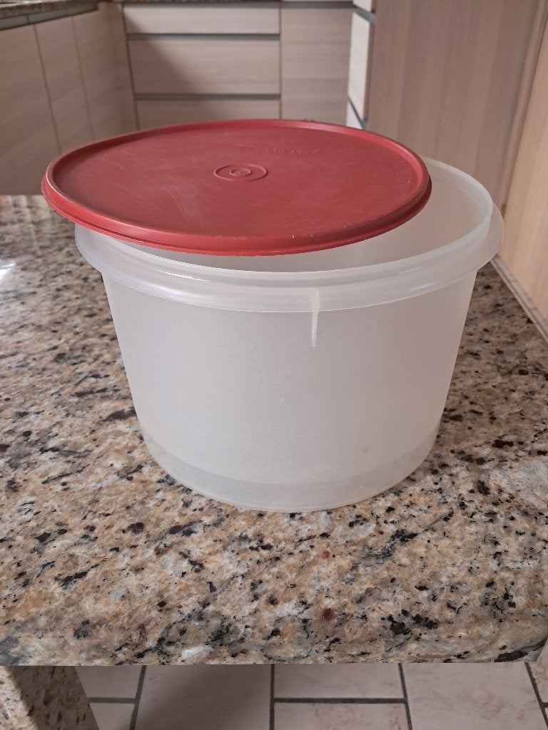 Tupperware : RONDE kom, Rouge, Enlèvement ou Envoi, Compatible lave-vaisselle, Comme neuf