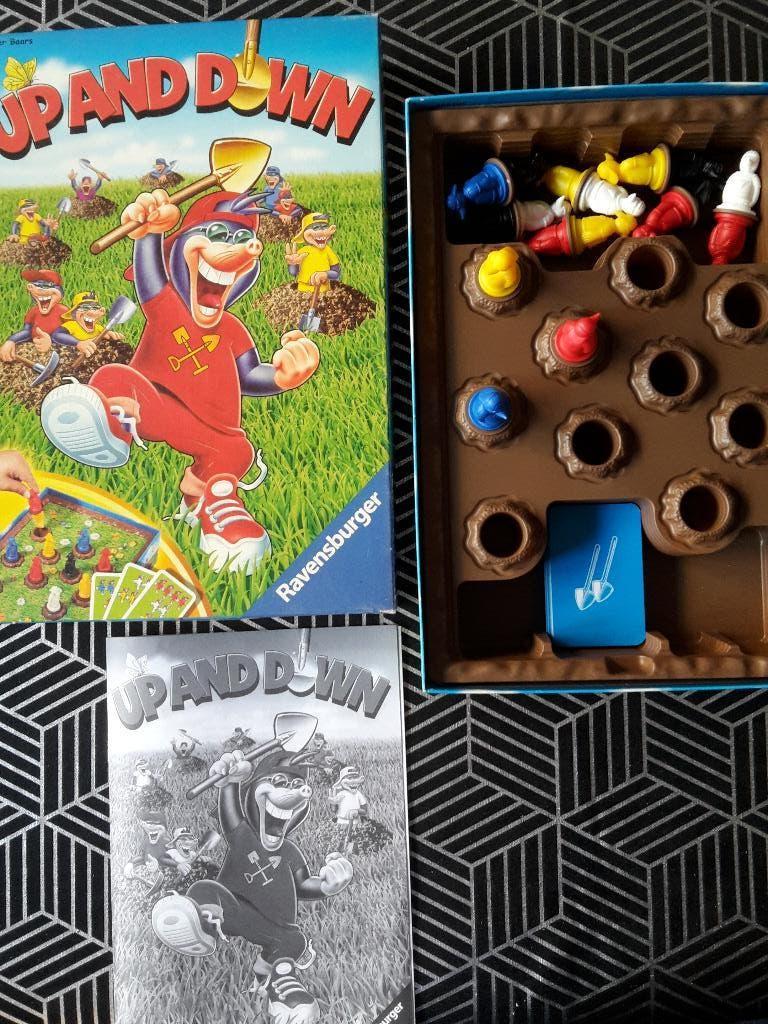 Familiespel Up and down, 2-6 spelers, 5+, + 1 gratis promo, Hobby en Vrije tijd, Ophalen of Verzenden, Zo goed als nieuw, Ravensburger