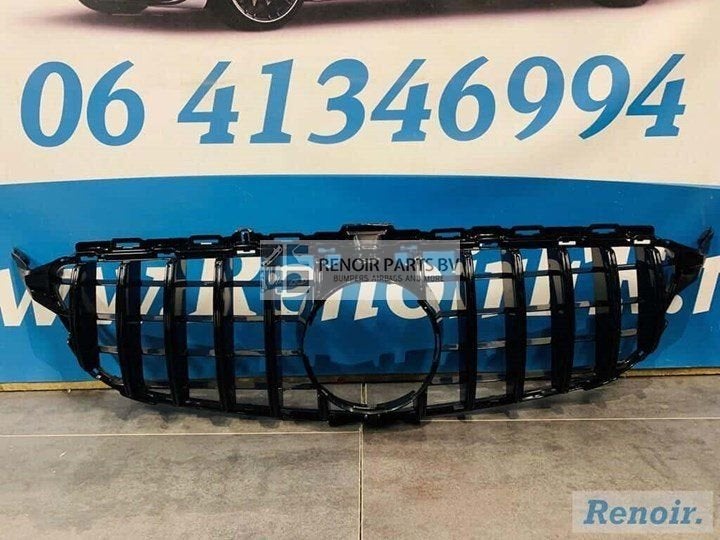 GT PANAMERICANA Grill Mercedes C Klasse W205 14-18 Gril Glan, Gebruikt, -, -, Ophalen of Verzenden
