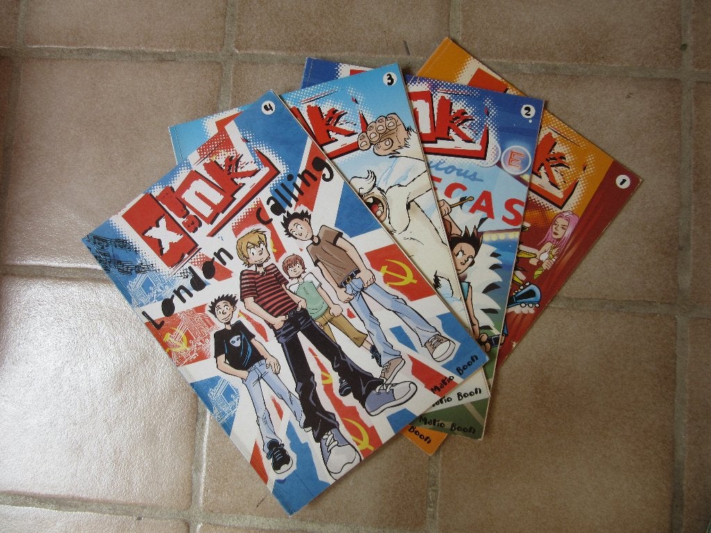 4 strips X!NK - volledige reeks, Boeken, Ophalen, Gelezen