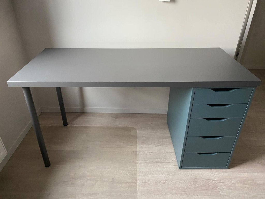 bureau, Ophalen, Gebruikt, Spaanplaat of MDF, Schoolbureau