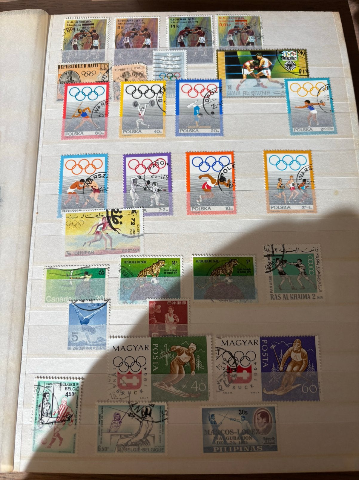 Oude Belgische postzegels, Ophalen of Verzenden, Olympische Spelen