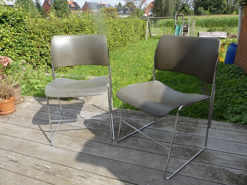 Stoelen David Rowland 40/4 - set van 8, Enlèvement
