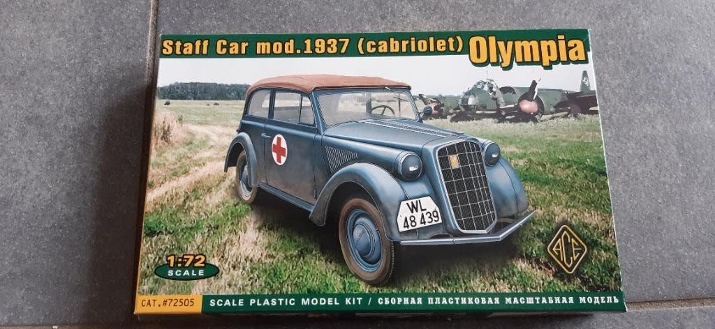 Modelbouw ACE 1/72 olympia Cabriolet €12, Enlèvement, Neuf