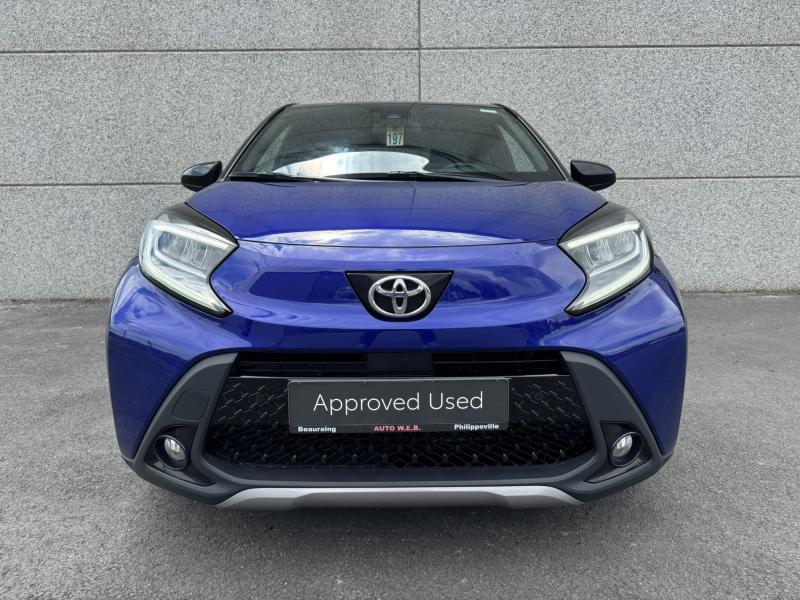 Toyota Aygo X 1.0L MT X envy, Auto's, Toyota, 110 g/km, Blauw, 72 pk, Handgeschakeld