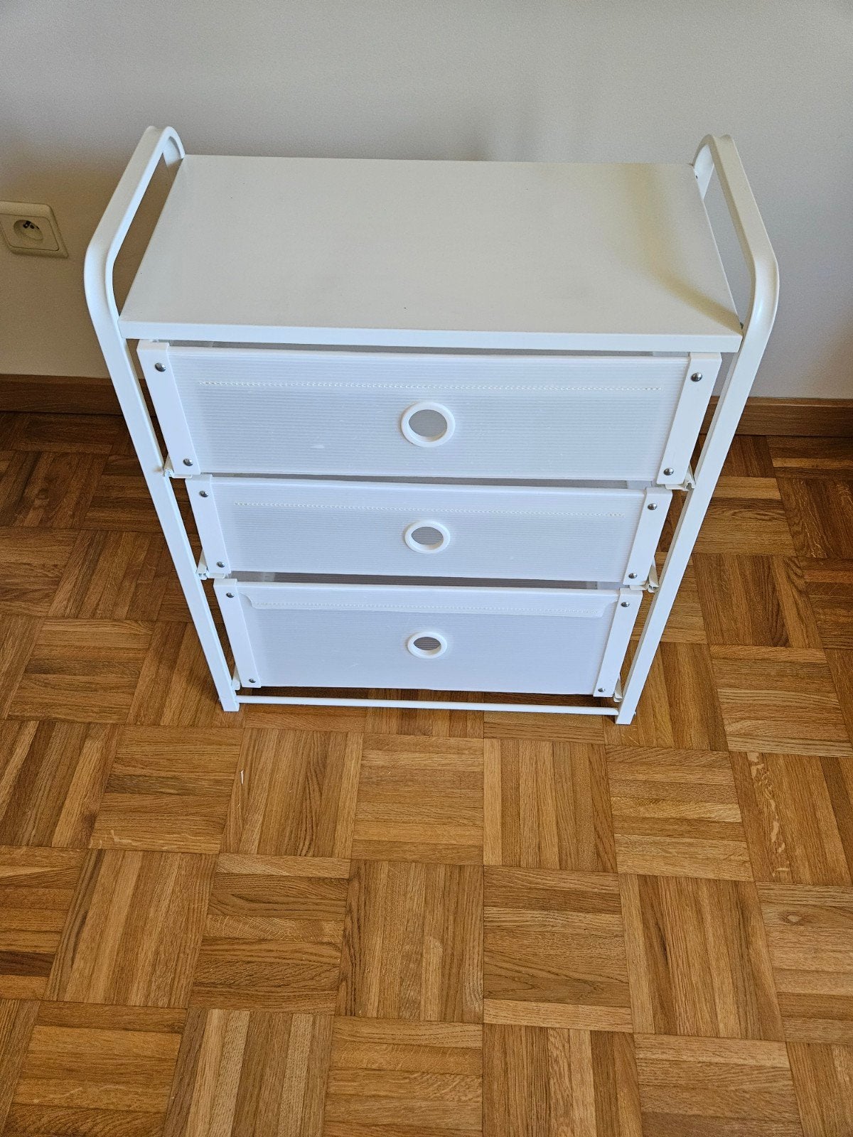 Ikea ladekastje, nachtkastje, Huis en Inrichting, Ophalen, Kunststof, 50 tot 100 cm, Zo goed als nieuw