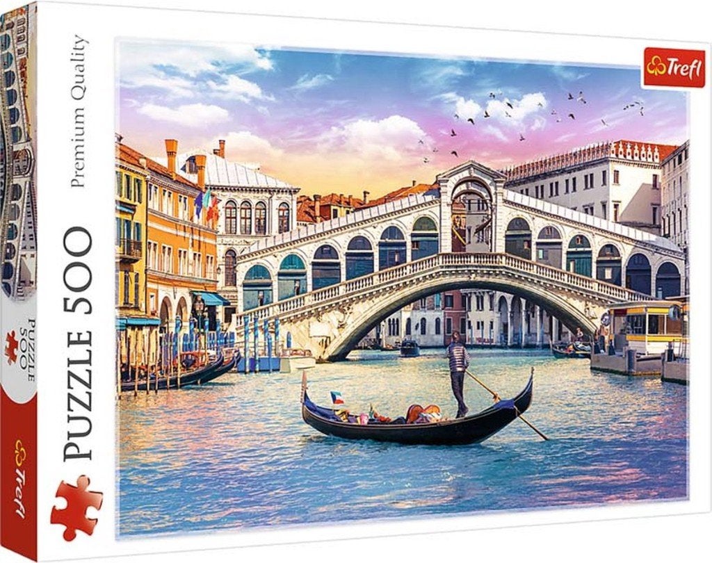 Trefl puzzel rialtobrug venetië, 500 stukjes, Enlèvement, Comme neuf