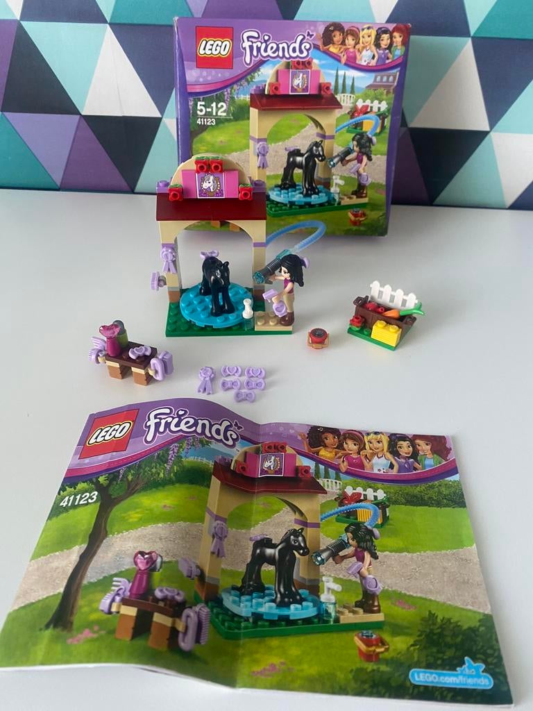 41123 Veulen wasplaats, Ophalen, Lego, Friends, Zo goed als nieuw