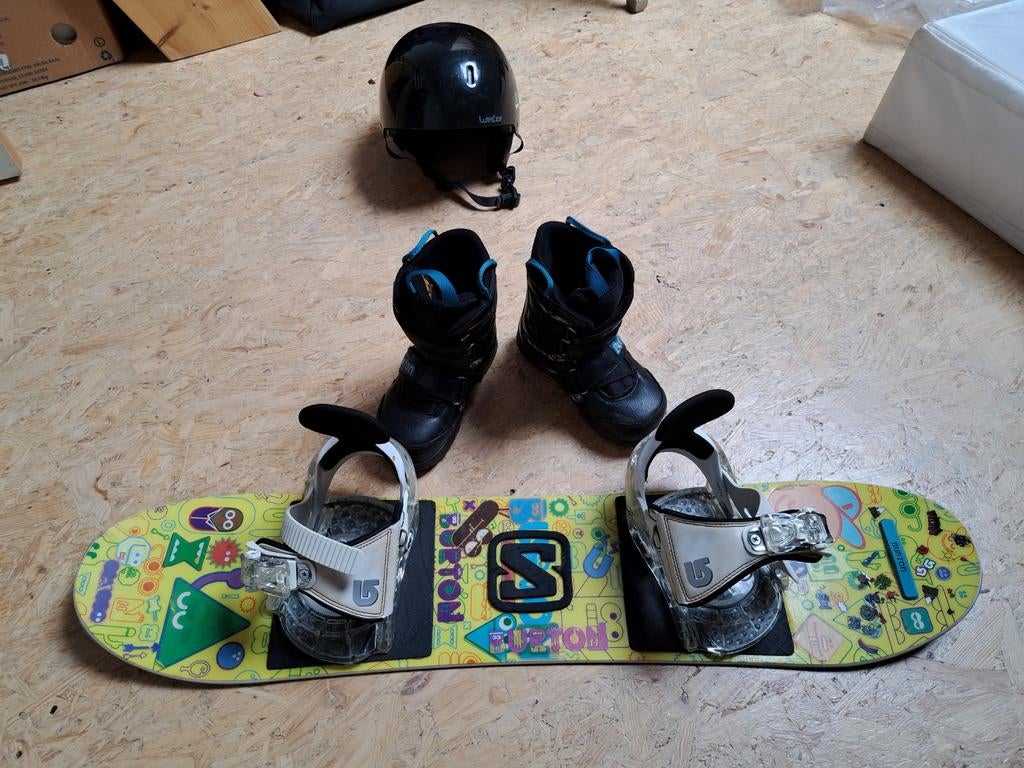 Kind snowboard& botten Burton, Ophalen of Verzenden