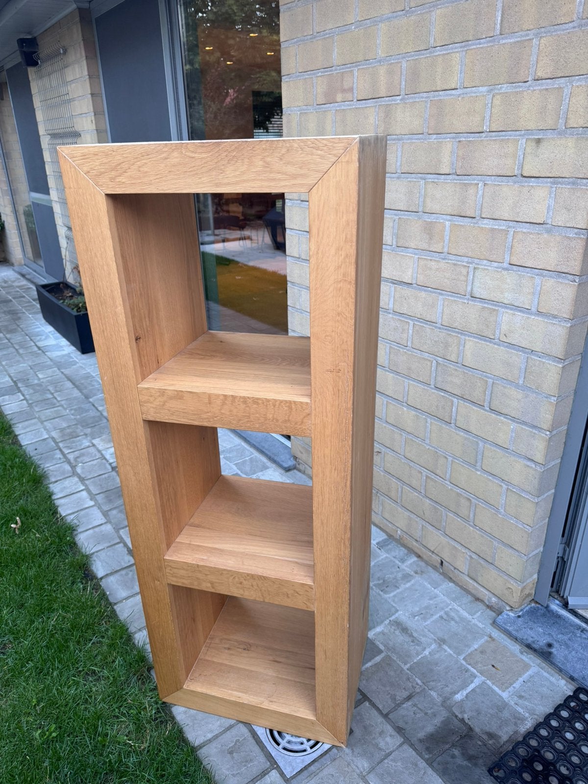 Eiken blokkast, Tuin en Terras, Ophalen, Gebruikt, Hout, Overige typen